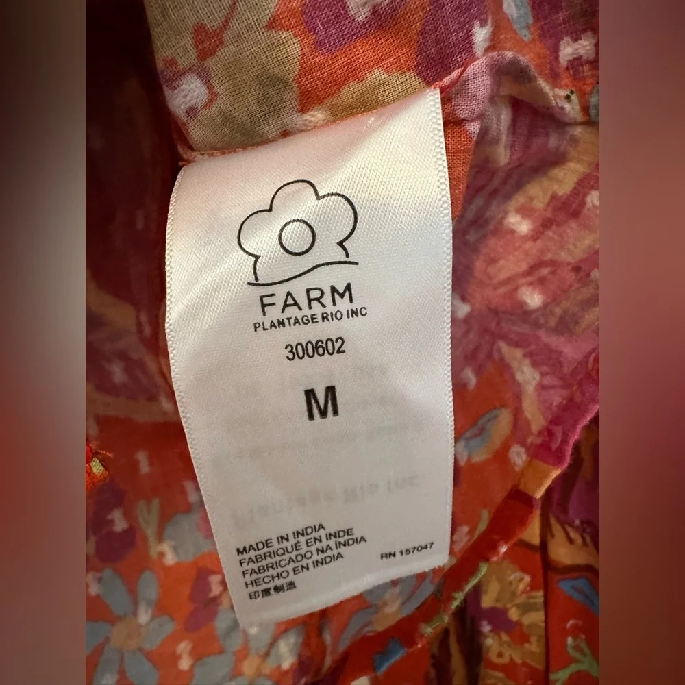 FARM Rio Red Spring Bananas Blouse - Picture 13 of 16